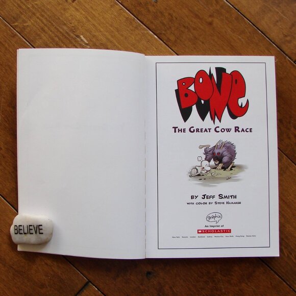 Bone The Great Cow Race Book by Jeff Smith Comics Comedy Humour Teens 10-15 - Picture 2 of 5
